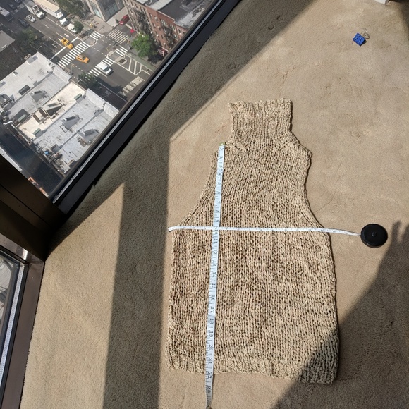 Sexy RALPH LAUREN nude open knit sleeveless top  S - Picture 5 of 8